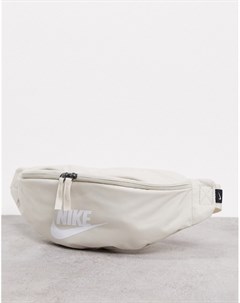 Светло бежевая сумка кошелек на пояс Heritage Nike