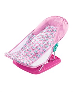 Лежак для купания Deluxe Baby Bather розовый с волнами Summer infant