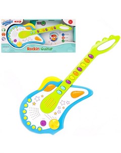 Музыкальный инструмент Гитара со световыми и звуковыми эффектами Наша игрушка