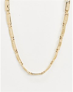 Золотистое ожерелье в винтажном стиле Pieces