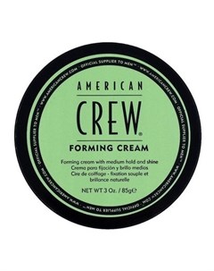 Крем со средней фиксацией и средним уровнем блеска для укладки волос и усов для мужчин Forming Cream American crew