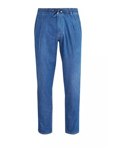 Зауженные джинсы в стиле casual с защипами и эластичным поясом Scissor scriptor