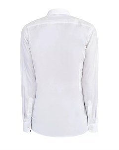 Белая рубашка из фактурного твила классического кроя Contemporary Eton