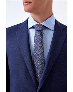 Твидовый галстук из шелка с вышитым принтом Canali