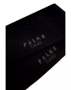 Классические черные носки из пряжи двухслойного скручивания Falke