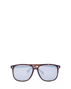 Очки в квадратной оправе с матовыми дужками colorblock Fendi (sunglasses)