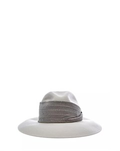 Шляпа из кашемирового драпа с расшитой лентой Brunello cucinelli