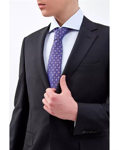 Шелковый галстук с геометрическим жаккардовым узором Canali