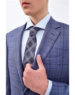 Шелковый галстук с ромбическим принтом Canali