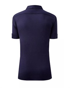 Рубашка из шелкового джерси с короткими рукавами Brunello cucinelli