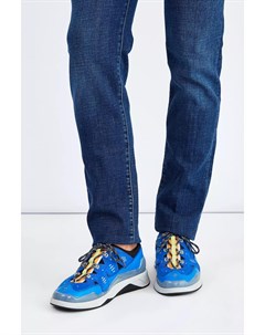 Кроссовки в стиле обуви альпинистов с отделкой из силикона Kenzo