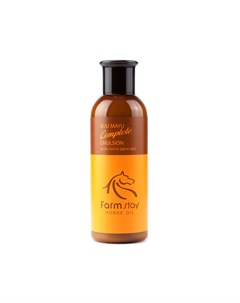 Эмульсия с лошадиным маслом для сухой кожи 200мл farmstay jeju mayu complete horse oil emulsion Farmstay