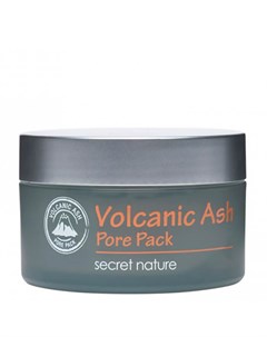 Очищающая маска для лица с вулканическим пеплом volcanic ash pore pack Secret nature
