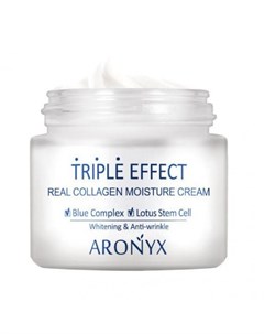 Крем для лица с морским коллагеном aronyx triple effect moisture cream Medi flower