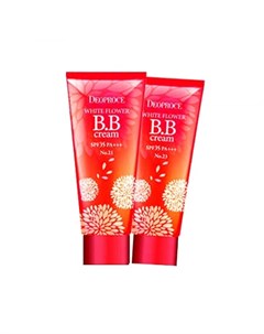 Крем бб white flower bb cream spf35 pa Deoproce