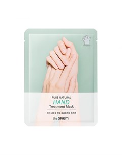 Маска для рук pure natural hand treatment mask The saem