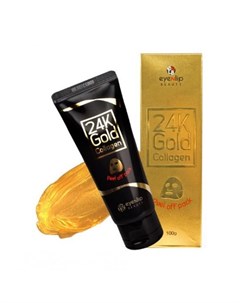 Маска пленка очищающая с 24к золотом 24k gold collagen peel off pack Eyenlip