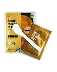 Моделирующая маска для лица с частицами золота jewel modeling mask glam gold Konad