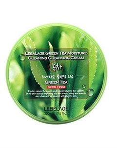 Очищающий крем для снятия макияжа с экстрактом зеленого чая green tea moisture cleaning cleansing cr Lebelage