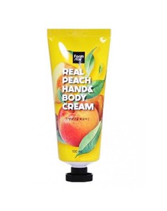 Крем для рук и тела с персиком farmstay real peach hand body cream Farmstay
