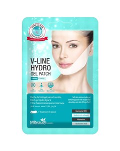 Подтягивающая маска бандаж с гидрогелем для линии подбородка и овала лица mbeauty v line hydro gel p Mbeauty