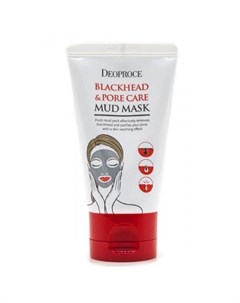 Маска грязевая сужающая поры deoproce blackhead pore care mud mask Deoproce