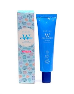 Эссенция для лица осветляющая w collagen whitening premium essence Enough