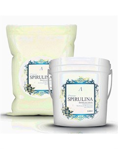 Маска альгинатная увлажняющая успокаивающая premium spirulina modeling mask Anskin