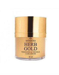 Крем для лица омолаживающий estheroce herb gold whitening wrinkle care cream Deoproce