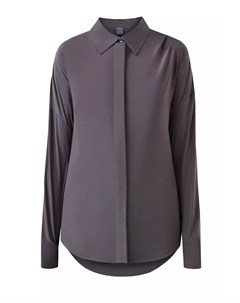 Однотонная шелковая блуза oversize Lorena antoniazzi