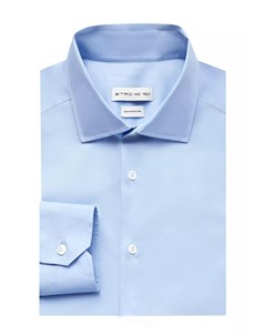 Базовая голубая рубашка из хлопка Etro