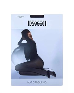 Плотные колготки Mat Opaque 80 den черного цвета Wolford