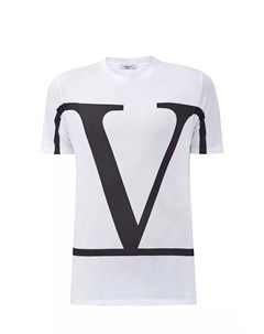 Хлопковая футболка из джерси с макро принтом VLOGO Valentino