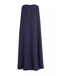 Шелковое платье кейп с контрастными вставками по боковым швам Valentino