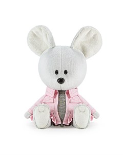 Мягкая игрушка Мышка Пшоня в сером платье и курточке 15 см Budi basa