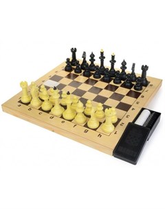 Настольная игра Шахматы шашки с шахматной доской 40х40 см Владспортпром