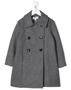 Фактурное двубортное пальто Simonetta