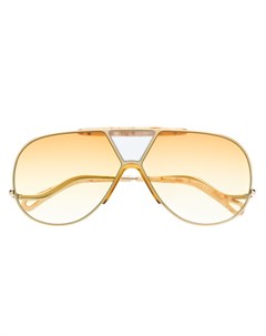 Массивные солнцезащитные очки Chloé eyewear