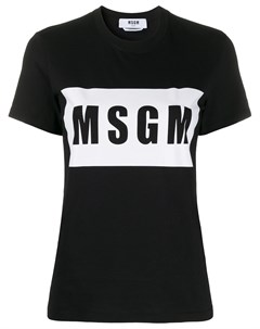 Футболка с логотипом Msgm