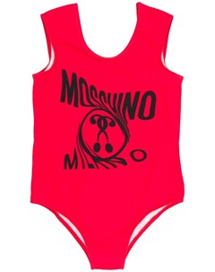 Купальник с логотипом Moschino kids