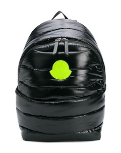 Дутый рюкзак с флюоресцентным логотипом Moncler kids