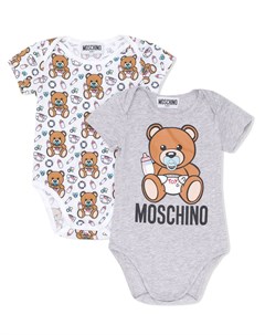 Боди с принтом Baby Bear Moschino kids