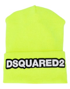 Шапка бини с нашивкой в виде логотипа Dsquared2