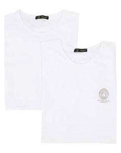 Комплект из двух футболок с логотипом Medusa Versace