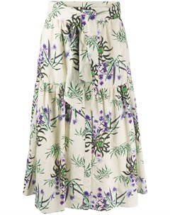 Расклешенная юбка с принтом Sea Lily Kenzo