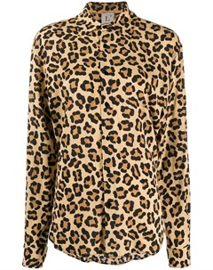 Рубашка с длинными рукавами и леопардовым принтом L' autre chose