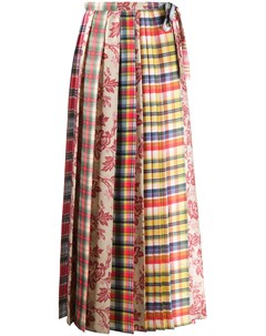Плиссированная юбка Rosa с принтом Pierre-louis mascia
