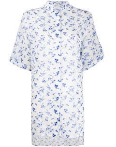 Удлиненная рубашка с цветочным принтом Loewe