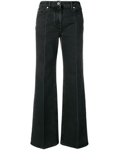 Расклешенные джинсы с контрастным принтом Valentino