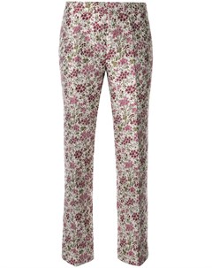 Расклешенные брюки с цветочным принтом Giambattista valli